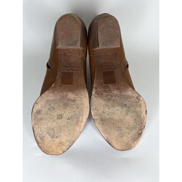 Madewell Brown Leather Side Zip Ankle Heel Booties Boots Women Sz 10M US/41EU - Picture 9 of 11